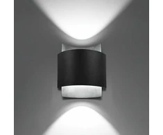 Sollux Lighting Sieninis šviestuvas IMPACT juodas