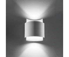 Sollux Lighting Sieninis šviestuvas IMPACT baltas