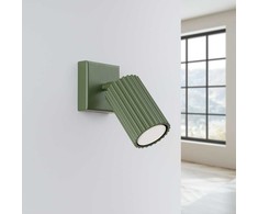 Sollux Lighting Sieninis šviestuvas KARBON alyvuogių žalia