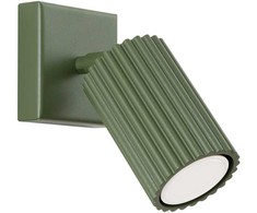 Sollux Lighting Sieninis šviestuvas KARBON alyvuogių žalia