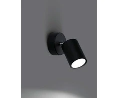 Sollux Lighting Sieninis šviestuvas LEMMI 1 juodas