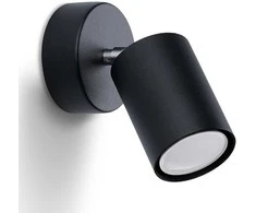 Sollux Lighting Sieninis šviestuvas LEMMI 1 juodas