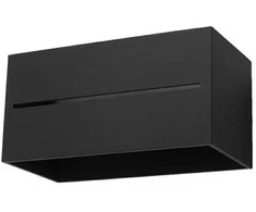 Sollux Lighting Sieninis šviestuvas LOBO MAXI juodas