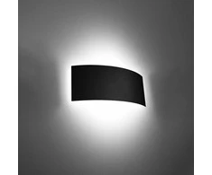Sollux Lighting Sieninis šviestuvas MAGNUS juodas