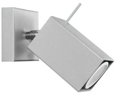 Sollux Lighting Sieninis šviestuvas MERIDA 1 pilkas