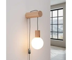 Sollux Lighting Sieninis šviestuvas NIBMI G9 su jungikliu
