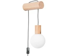 Sollux Lighting Sieninis šviestuvas NIBMI G9 su jungikliu