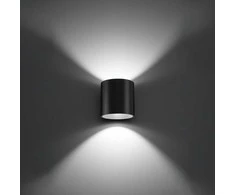 Sollux Lighting Sieninis šviestuvas ORBIS 1 antracito spalvos