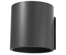 Sollux Lighting Sieninis šviestuvas ORBIS 1 antracito spalvos