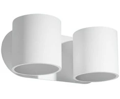 Sollux Lighting Sollux Sieninis šviestuvas ORBIS 2 baltas