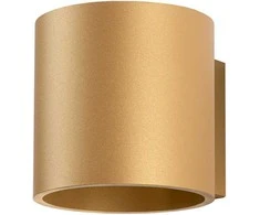 Sollux Lighting Sieninis šviestuvas ORBIS 1 auksinis