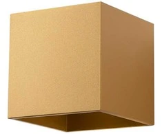 Sollux Lighting Sieninis šviestuvas QUAD 1 auksinis