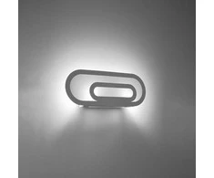 Sollux Lighting Sieninis šviestuvas SACCON baltas