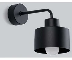 Sollux Lighting Sieninis šviestuvas SAVAR 1 juodas