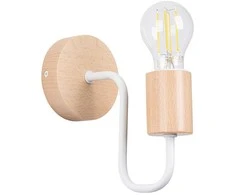 Sollux Lighting Sieninis šviestuvas TIMBO baltas