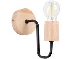 Sollux Lighting Sieninis šviestuvas TIMBO juodas