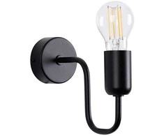 Sollux Lighting Sieninis šviestuvas VECTOR juodas