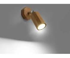 Sollux Lighting Sieninis šviestuvas ZEKE ąžuolas