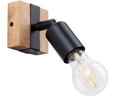 Sollux Lighting Sieninis šviestuvas ZUCA juodas