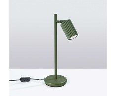 Sollux Lighting Stalinė lempa KARBON alyvuogių žalia