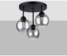 Lubinis šviestuvas Sollux Lighting Šviestuvas ALINO 3 juodas