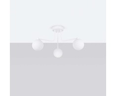 Lubinis šviestuvas Sollux Lighting Šviestuvas ASTRAL 3 baltas