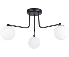 Lubinis šviestuvas Sollux Lighting Šviestuvas ASTRAL 3 juodas