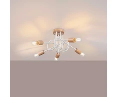 Lubinis šviestuvas Sollux Lighting Šviestuvas EMBER 5 baltas