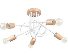 Lubinis šviestuvas Sollux Lighting Šviestuvas EMBER 5 baltas