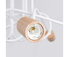 Lubinis šviestuvas Sollux Lighting Šviestuvas EMBER 5 baltas
