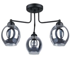 Lubinis šviestuvas Sollux Lighting Šviestuvas FILLAN 3 juodas