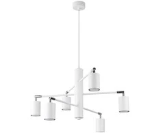 Lubinis šviestuvas Sollux Lighting Šviestuvas LEMMI 6 baltas