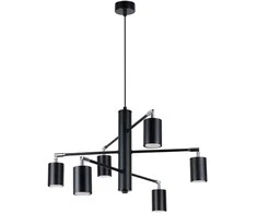 Lubinis šviestuvas Sollux Lighting Šviestuvas LEMMI 6 juodas