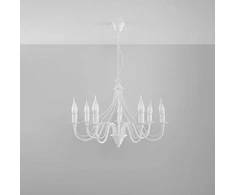 Lubinis šviestuvas Sollux Lighting Šviestuvas MINERWA 7 baltas