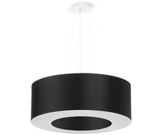 Lubinis šviestuvas Sollux Lighting Šviestuvas SATURNO 50 juodas