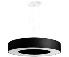 Pakabinamas šviestuvas Sollux Lighting Šviestuvas SATURNO SLIM 50 juodas