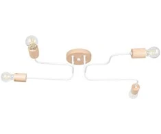Lubinis šviestuvas Sollux Lighting Šviestuvas TIMBO 4 baltas