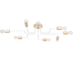 Lubinis šviestuvas Sollux Lighting Šviestuvas TIMBO 8 baltas