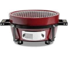 Kamado Bono Hibachi EVO stalo grilis, apvalus, Royal Raudona