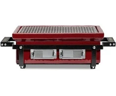Kamado Bono Hibachi EVO stalo grilis, stačiakampis, Royal Raudona