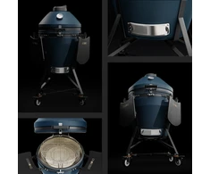 Kamado Bono kepsninė Grande EVO 25" / 64 cm, tamsiai mėlyna, matinė