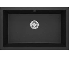 Deante granitinė virtuvinė plautuvė Deante Corda, ZQA_G10D, Metallic graphite
