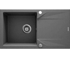 Deante granitinė virtuvinė plautuvė Deante Evora ZQJ S113, Metallic pilkas