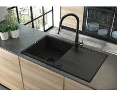 Deante granitinė virtuvinė plautuvė Deante Eridan, ZQE_G113, Metallic graphite