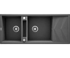 Deante granitinė virtuvinė plautuvė su magnetais Deante Magnetic ZRM_S213, Metallic pilkas