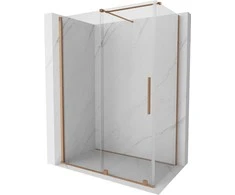 Dušo kabina Mexen Velar, Brushed copper, 160 x 75 cm