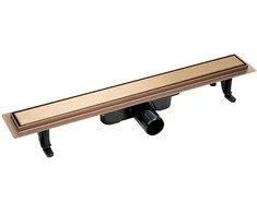 Dušo latakas Laveo Basso 2in1, 50 cm, Rose Gold