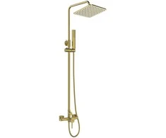 Dušo sistema su maišytuvu Laveo Pola, Brushed Gold
