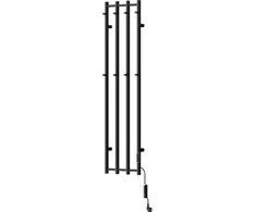 Elektrinis rankšluosčių džiovintuvas su rankšluosčių kabykla Mexen Pino, 1405 x 347 mm, 250 W, juodas