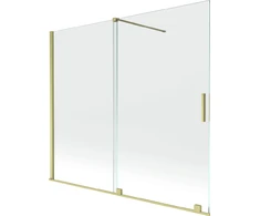 Vonios sienelė Mexen Velar II, Brushed auksinis, 180 x 150 cm